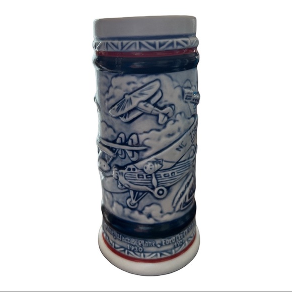 Vintage 1982 Avon Flying Planes Mini Beer Stein Mug Collectible - Picture 2 of 5